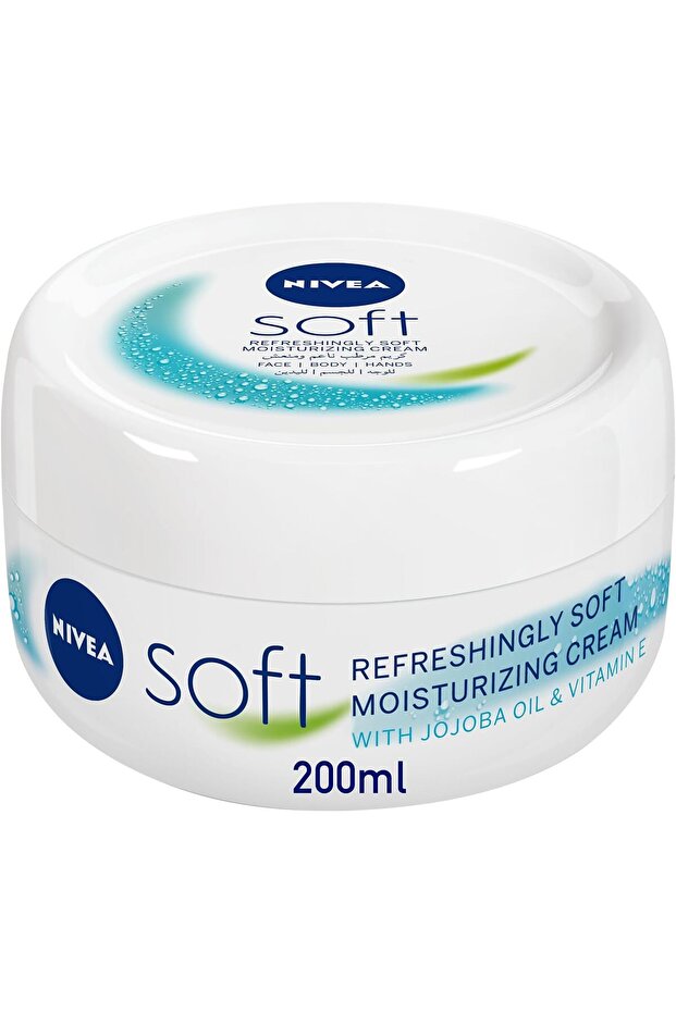 NIVEA Moisturising Cream, Soft Refreshing, Jar 200ml