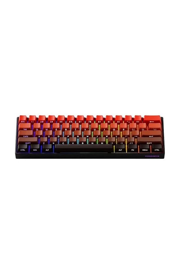 MONSGEEK FUN60 Max Shine-Through Blaze Gradient HE Manyetik ARGB Kablosuz Mekanik Klavye - 2