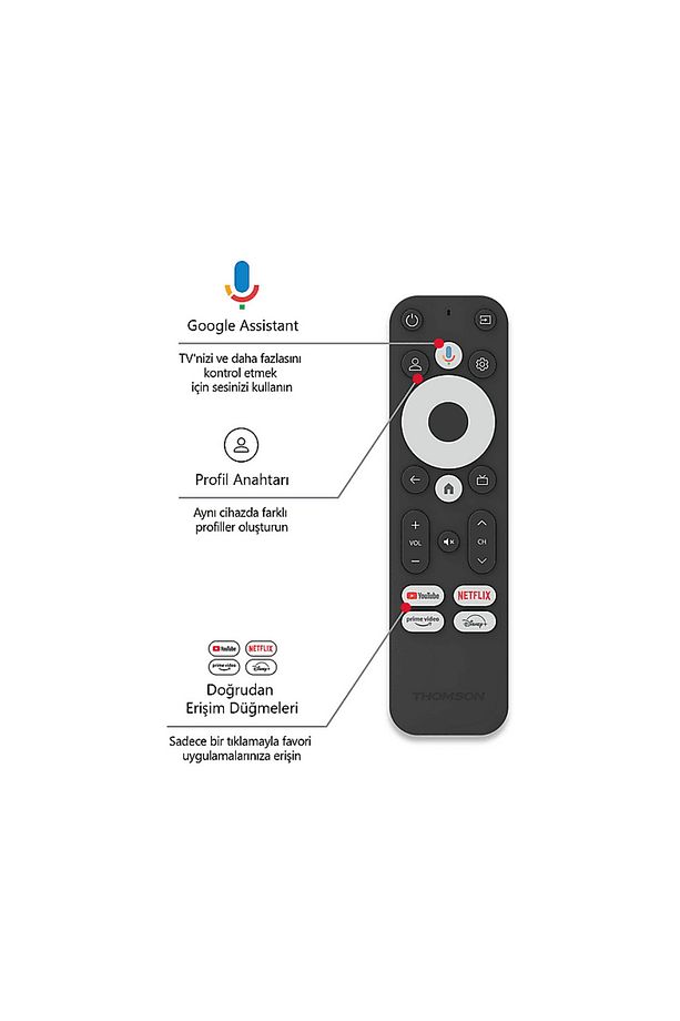 Streaming Stick 140 TV Stick 4K UHD Dolby Atmos Chromecast Android TV Media Player - 4