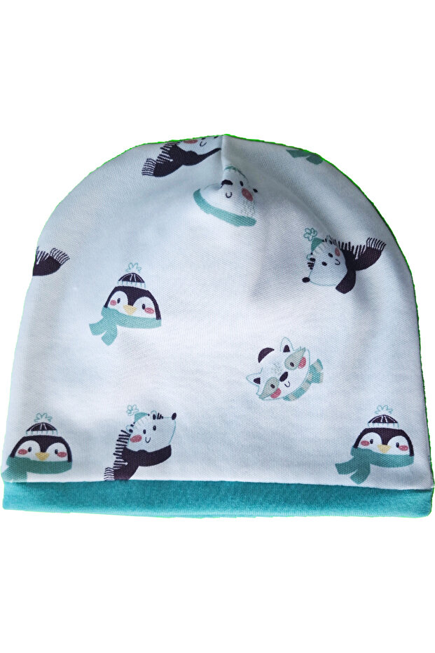 Baby Minikbaby Boy Beret Double Layer 6-12 Months