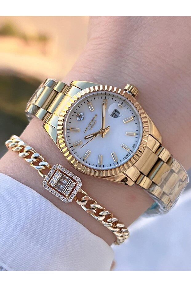 Elite Series Steel Band 3 Atm Water Resistant Women's Wristwatch Blc08126.120
