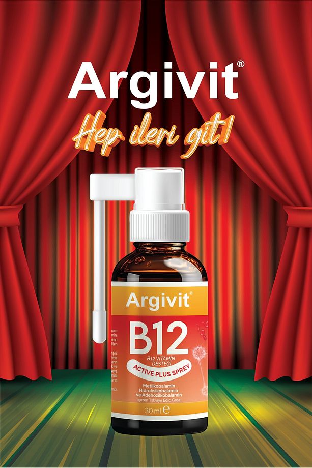 Active Plus B12 Vitamin Metilkobalamin,hidroksikobalamin,adenozilkobalamin Sprey 30 ml - 3