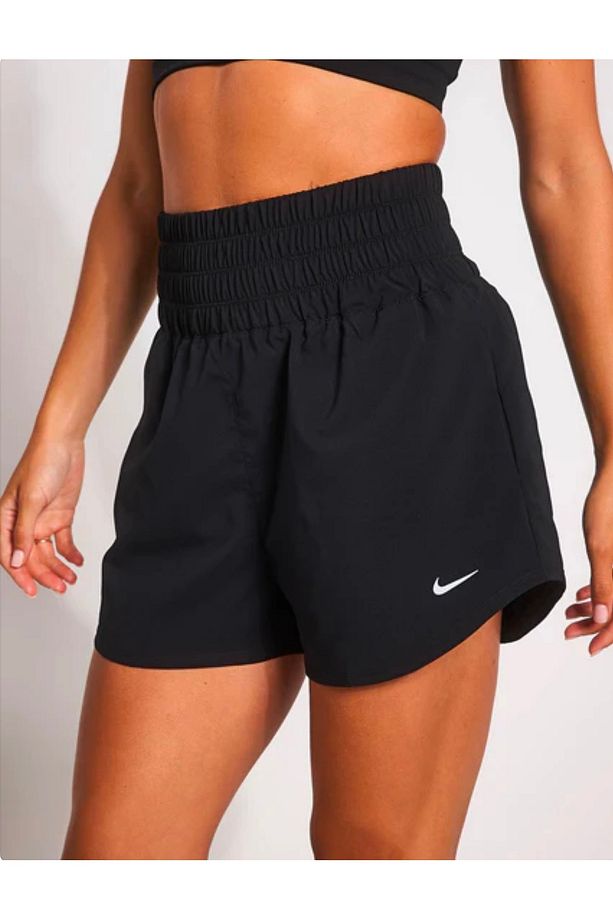 One Dri-Fit Ultra High-Waisted 8cm (approx.) Brief-Lined Multidirectional Siyah Kadın Şort - 5