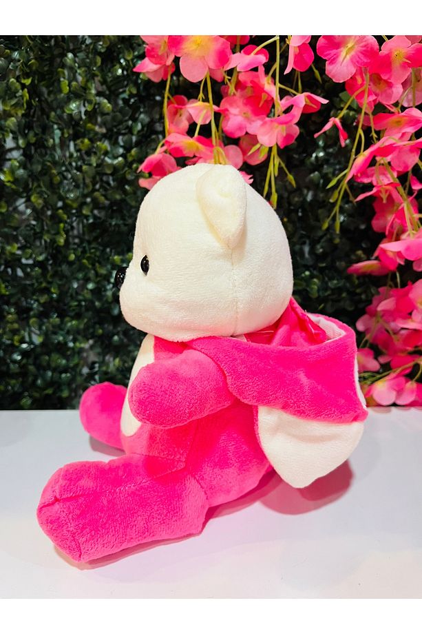 Puffy Hug Kapüşonlu Peluş Ayıcık - 4