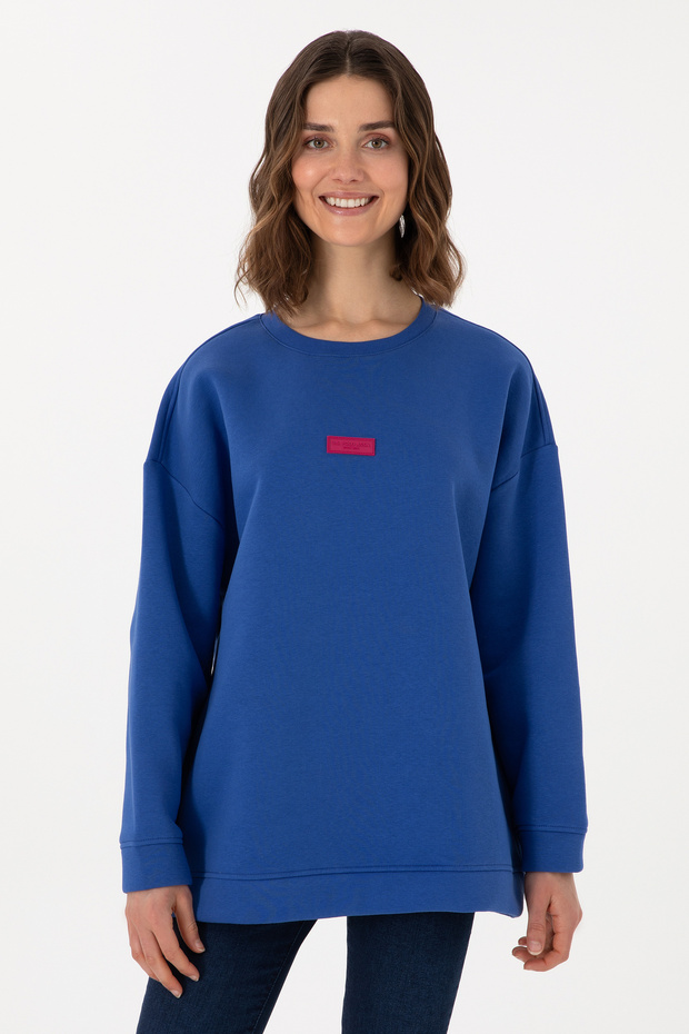 Women's Cobalt Blue Sweatshirt 50294221 -Vr045