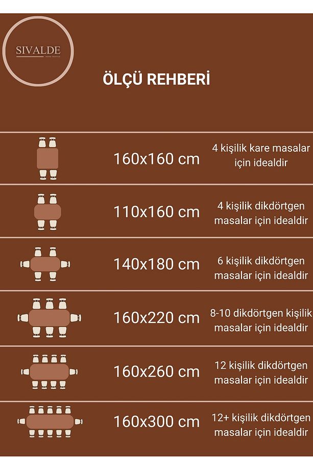 Jasmin Çizgili Desen Dertsiz Kumaş Antrasit Yemek Masası Örtüsü - 3