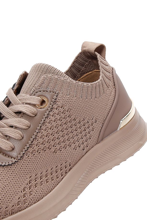 Zero Kadın Vizon Kalın Tabanlı Sneaker 24sfd43066f - 7