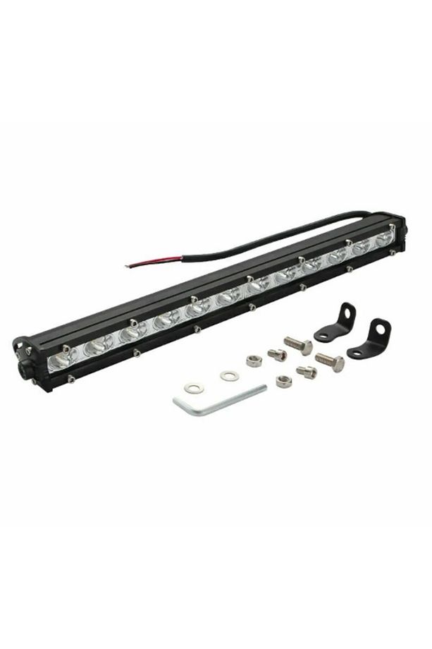 144W 48 Led Tek Sıra OffRoad Yayıcı Gündüz Farı Lambası Projektör - 1