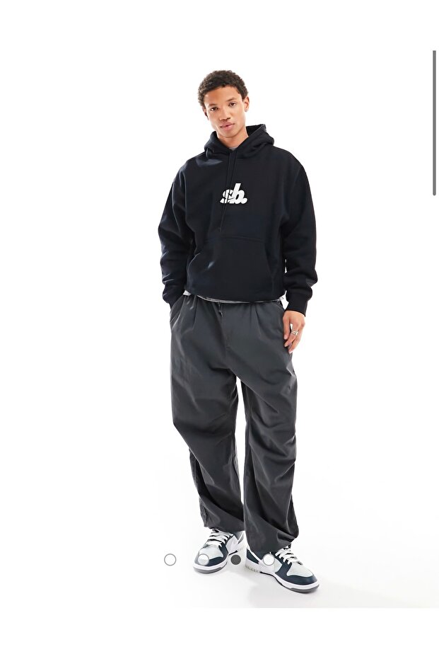 SB Fleece Pullover Essential Hbr Siyah Erkek Sweatshirt - 2