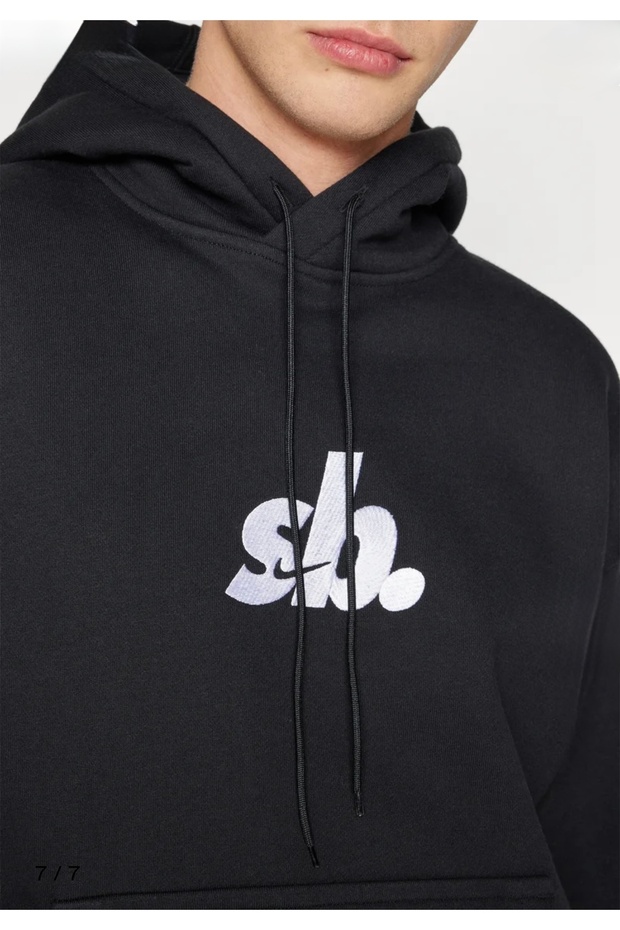 SB Fleece Pullover Essential Hbr Siyah Erkek Sweatshirt - 8