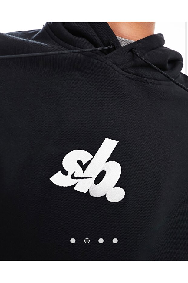 SB Fleece Pullover Essential Hbr Siyah Erkek Sweatshirt - 3