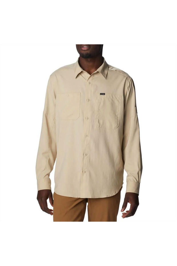 Silver Ridge Utility Lite Men's Beige Outdoor Shirt Am1683-271