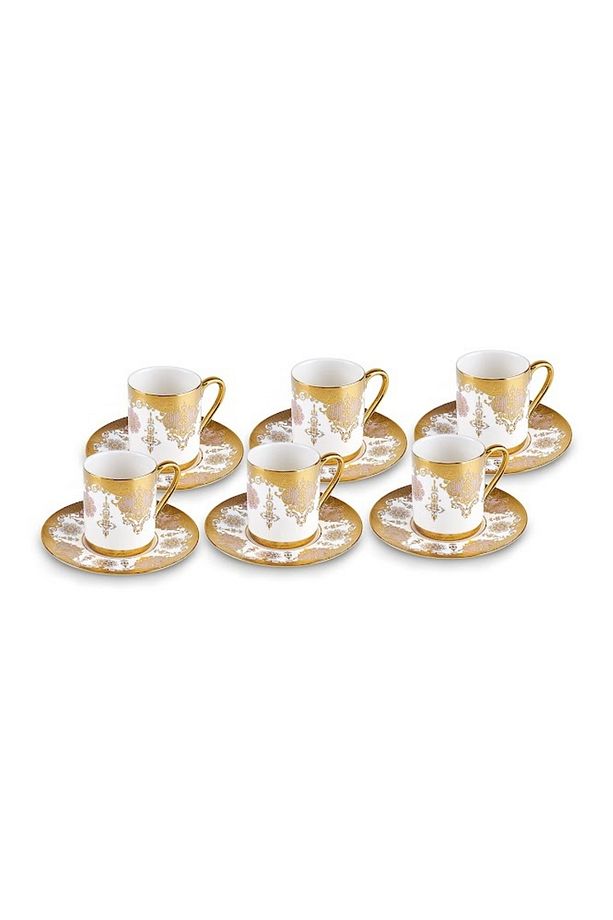 Azize 6 Kişilik Kahve Fincan Takımı 80 ml - 6