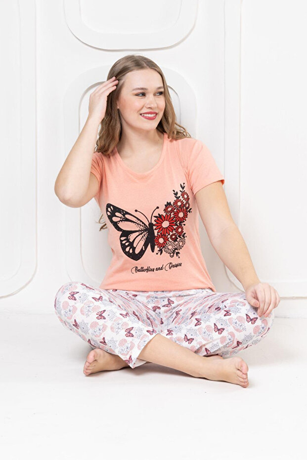 Printed Pajama Set - 4
