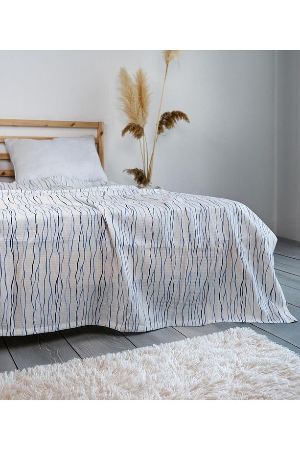 Cotton Collection Tek Kişilik Pike Stripe - 2