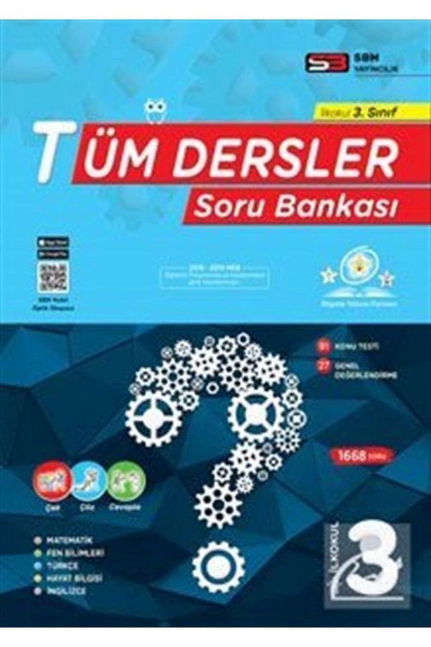 İlkokul 3. Sınıf Tüm Dersler Soru Bankası - 1