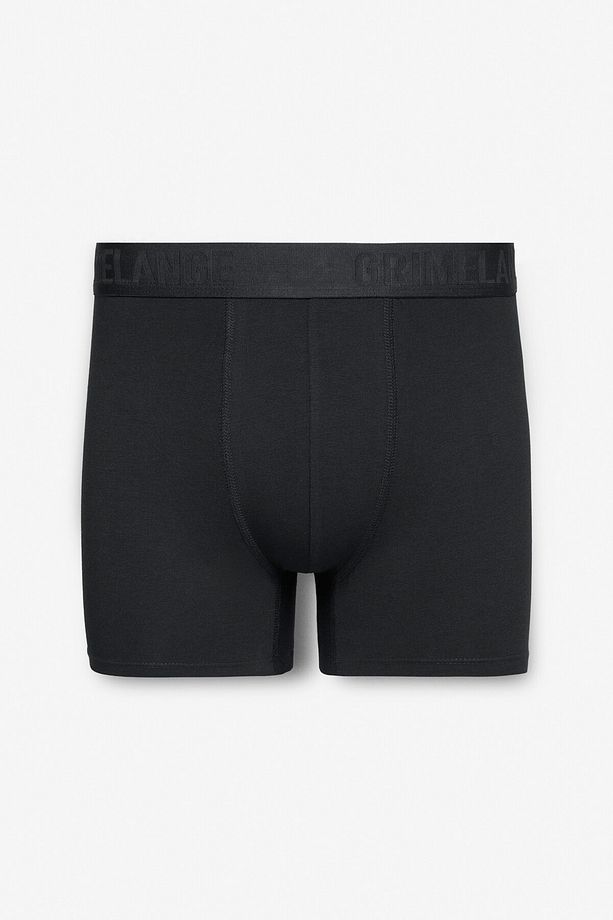 KONSTA Erkek Trunk 5'li Paket Pamuklu Likralı Esnek Kumaş Siyah / Lacivert / Grimelanj Boxer - 4