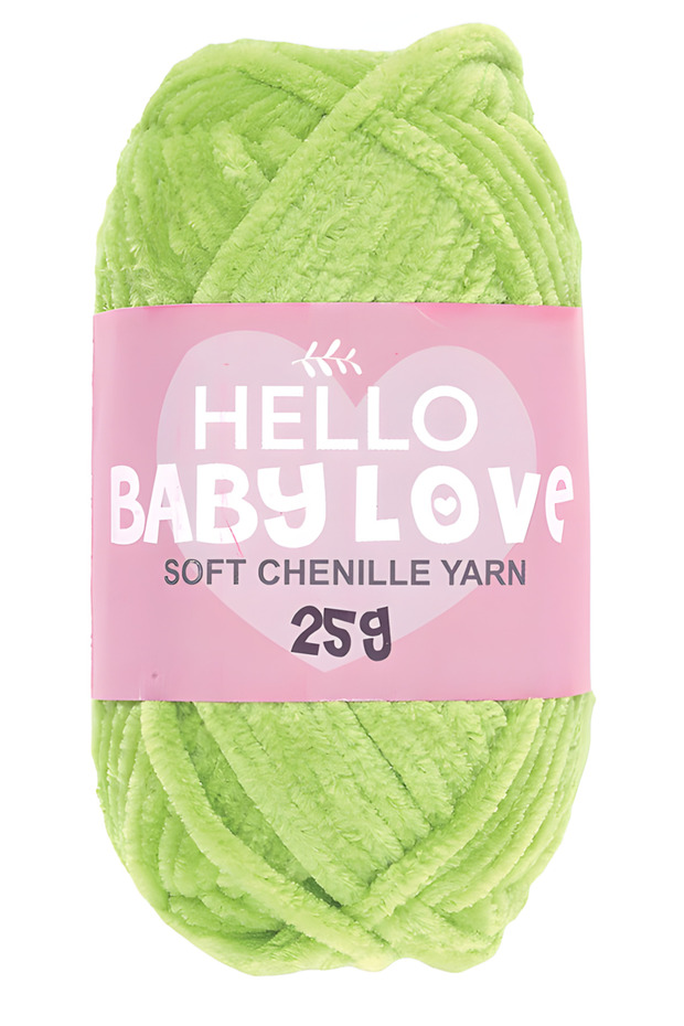 Baby Love Chenille Velvet Punch Yarn 25 g