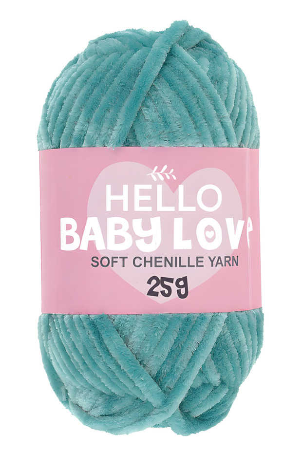 Baby Love Chenille Velvet Punch Yarn 25 g