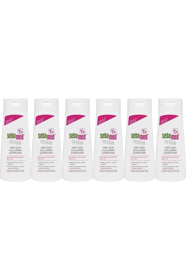 Şampuan 400ML Hergün Kullanım (Tüm Saç Tipleri için) (6 Lı Set) - 1