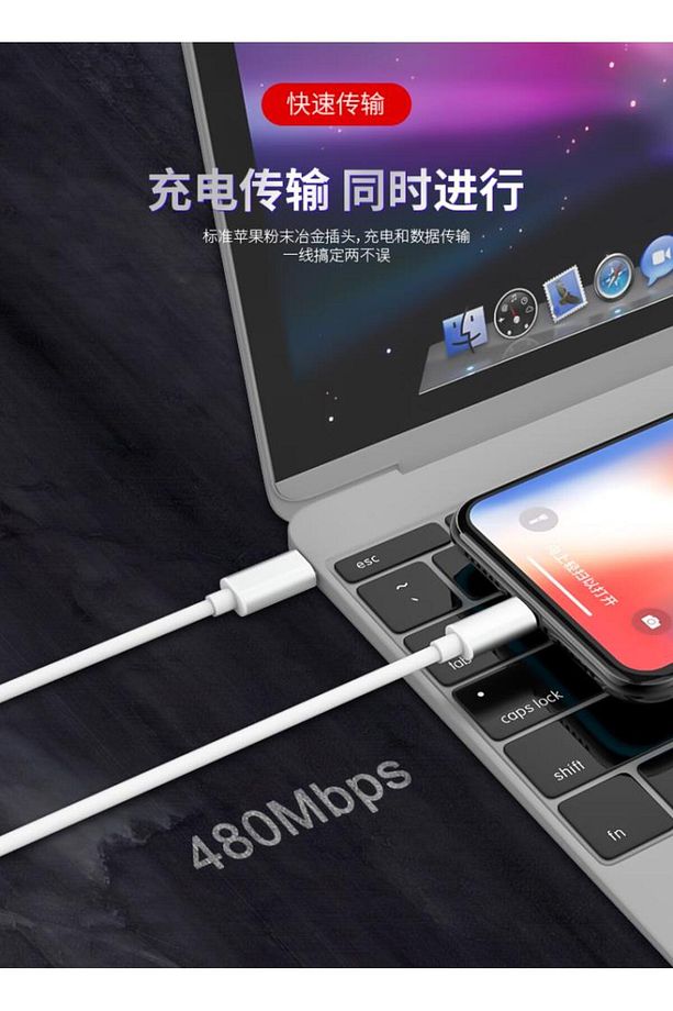 Type-c To Iphone Lightning Qc 3.0 5 Amper Şarj Data Kablosu Mac91 - 3
