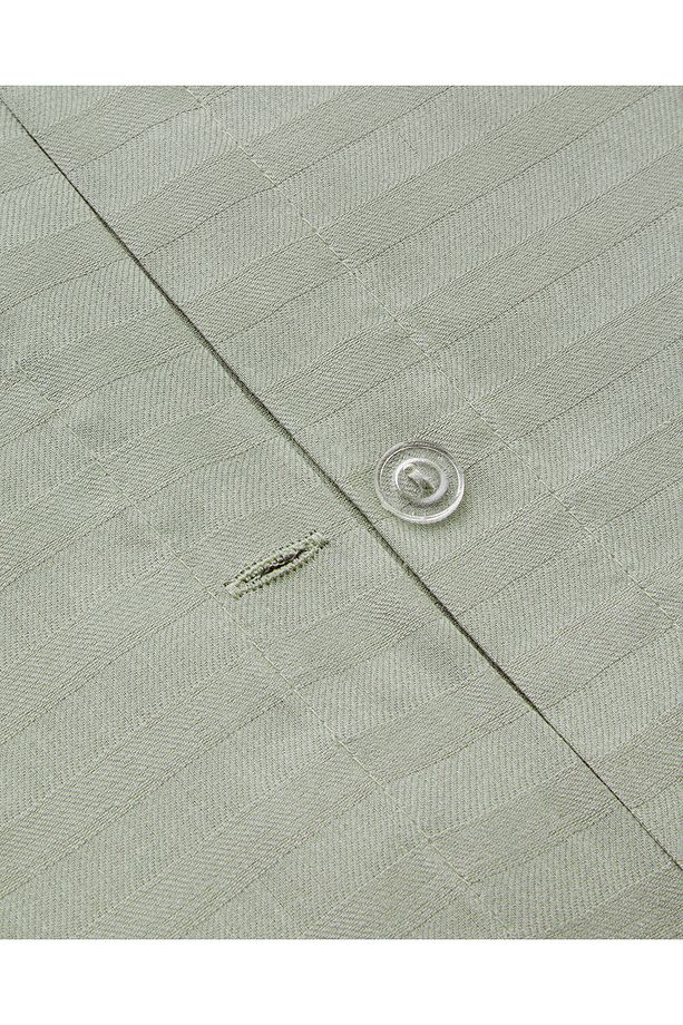 Crystal İpeksi Twill Çift Kişilik Nevresim Takımı 200x220 cm Yeşil - 5