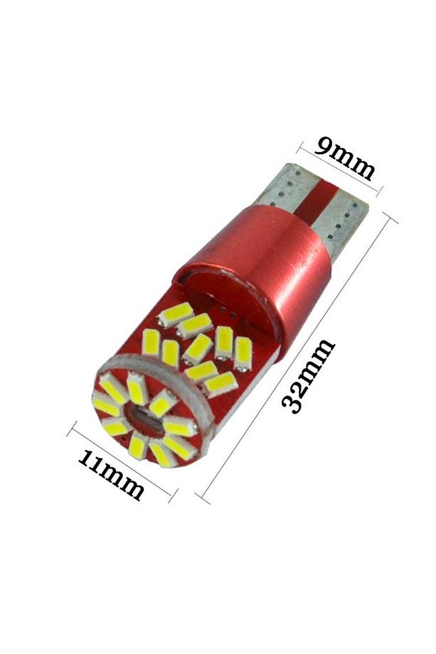 T10 3014 Park Led Ampülü 27 Ledli Canbus Beyaz - 2