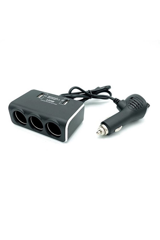 Araç Çakmak Çoklayıcı 3 Çakmak 2 Usb Çoğaltıcı Hızlı Şarj Desteği - 4