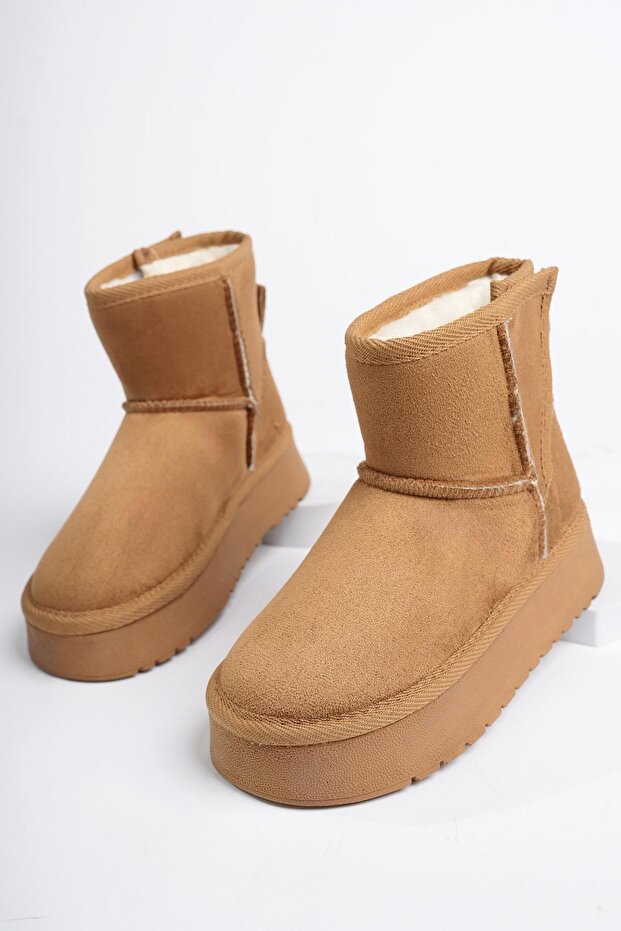 MIXS Гарантована товста підошва з застібкою на липучці Повсякденні міні дитячі черевики на липучці всередині - 2