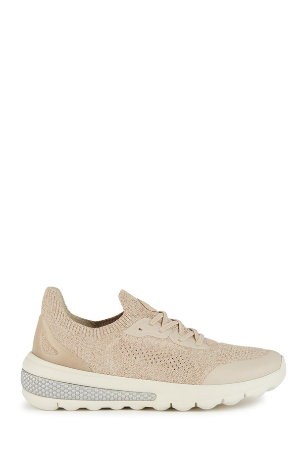Beige Women's Sneakers - Spherica Active, Thick Sole and Laced D45thc07q7zc5322