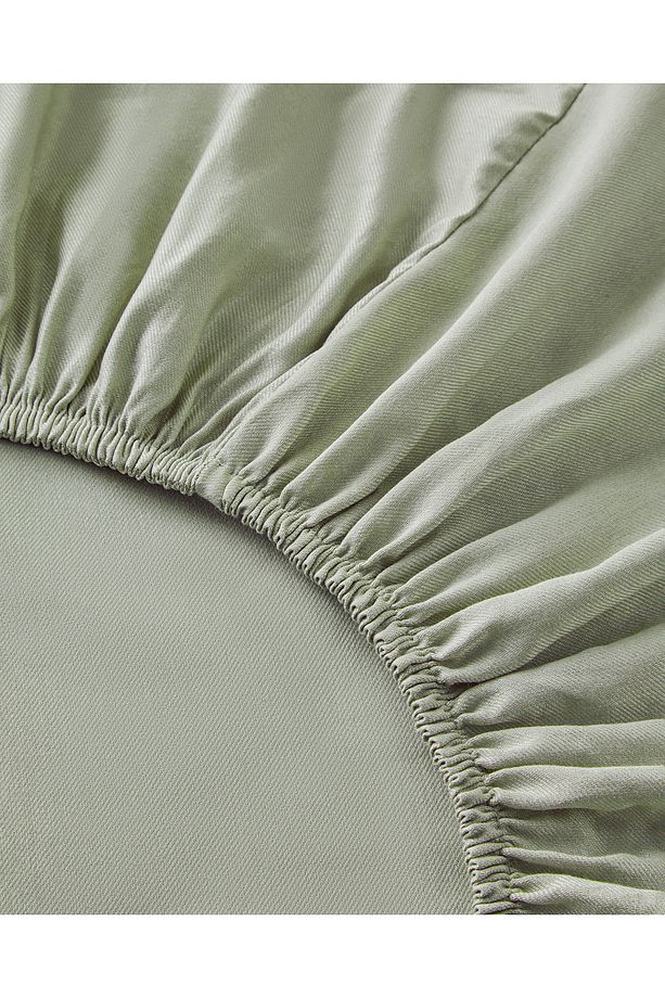 Crystal İpeksi Twill Çift Kişilik Nevresim Takımı 200x220 cm Yeşil - 6