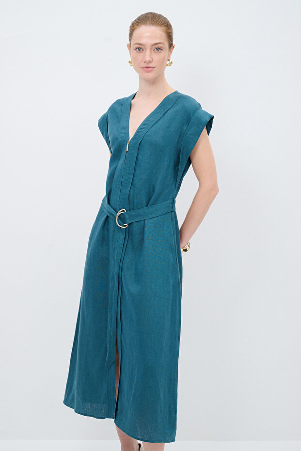 Fermuarlı Elbise - 3