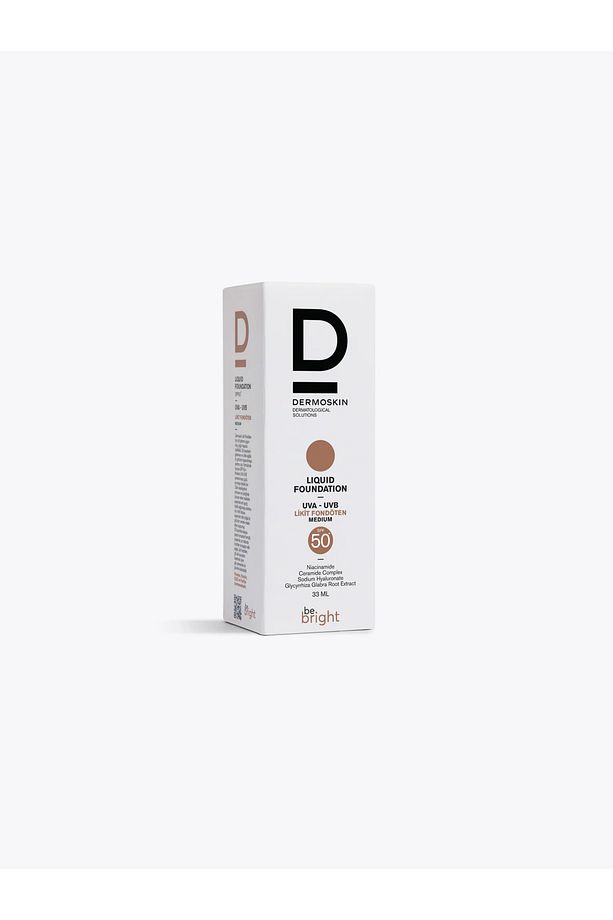 Be Bright Likit Fondöten Medium SPF50+ | UVA&UVB Güneş Koruyucu | Yüksek Kapatıcı Fondöten | 33 ml - 4