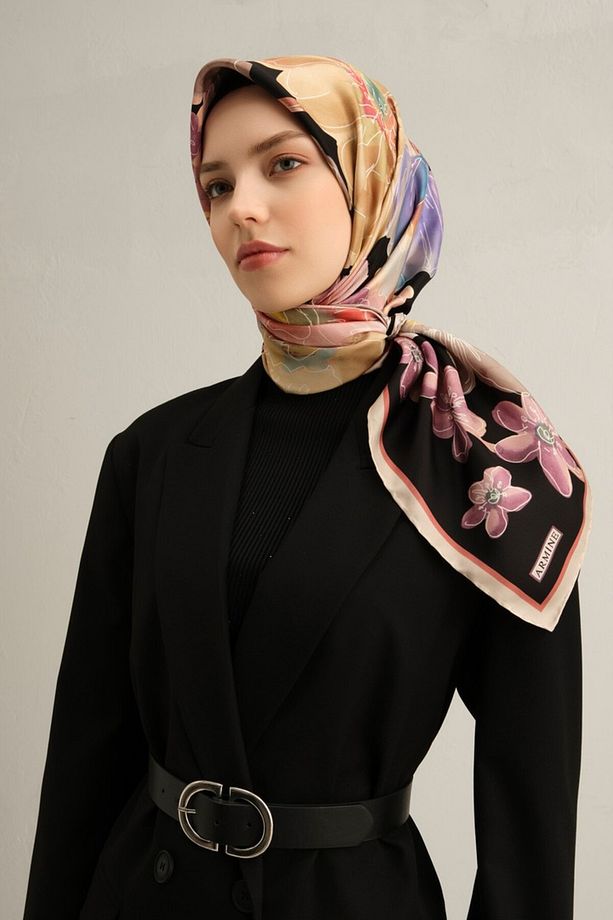 Twill İpek Eşarp 9318D - 1