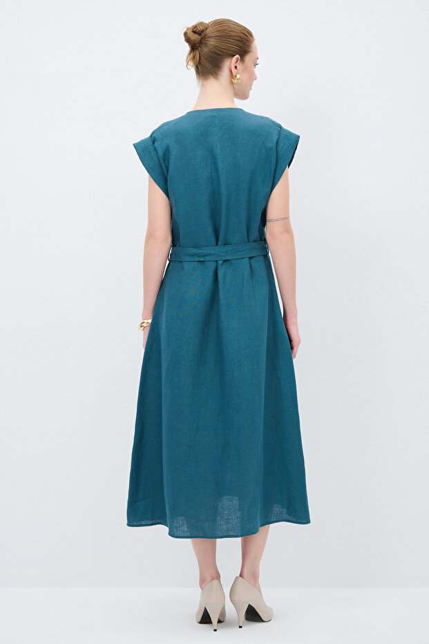 Fermuarlı Elbise - 8