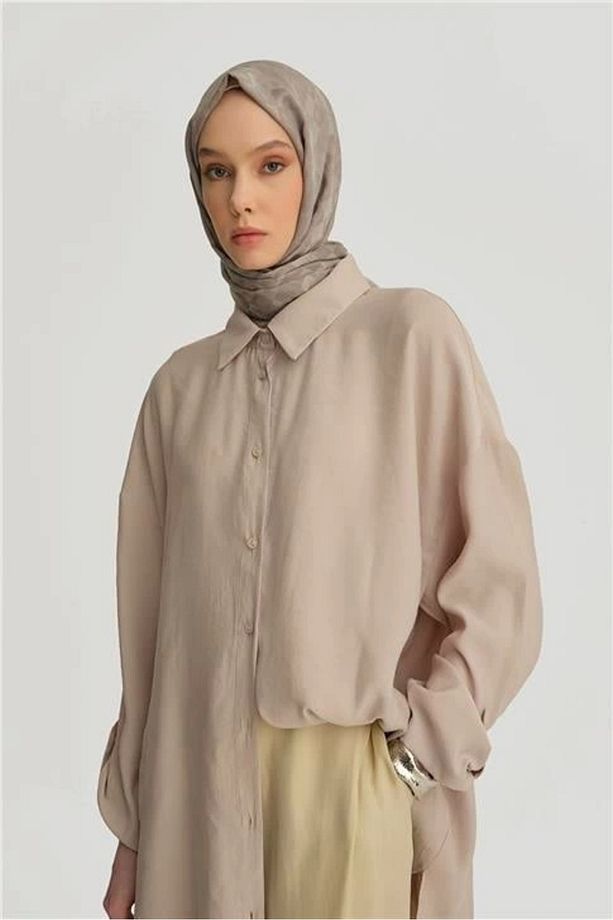 Modal Basic Tunik 25yd4232 Bej - 4