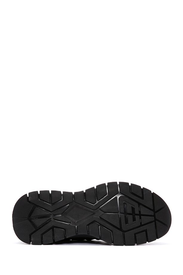 Zero Erkek Siyah Bağcıklı Kumaş Sneaker 25sfd69156f - 5