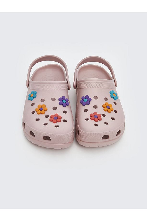 LCW STEPS Pembe Çiçek Baskılı Kadın Plaj Sandaleti - 3