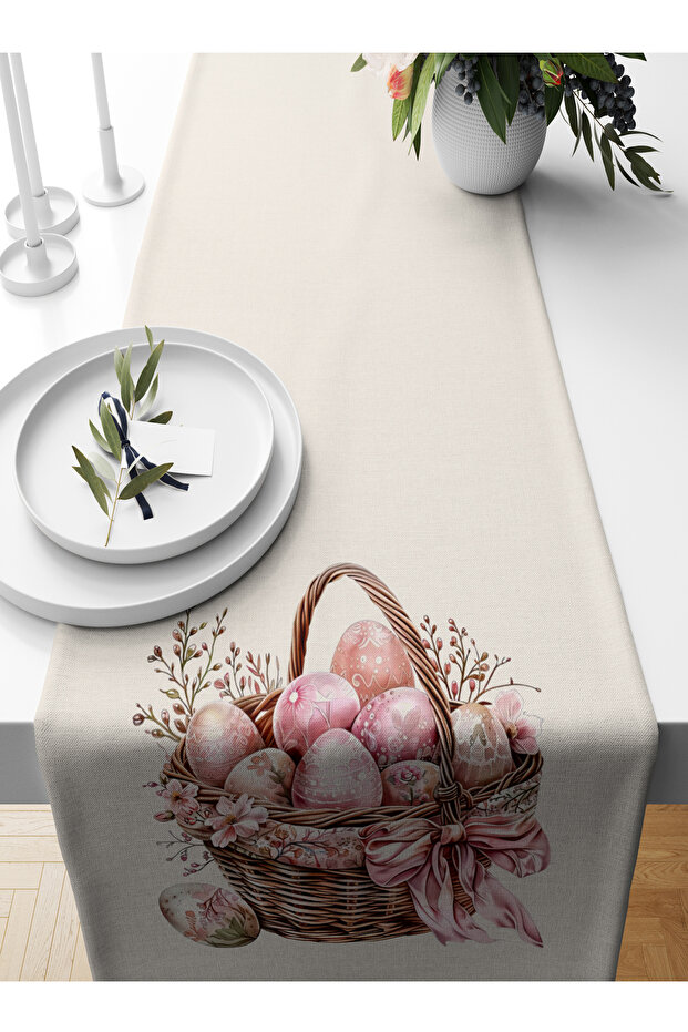 Spring Series 140X40 cm Digital Printed Runner (Spring Easter Easter) - 1