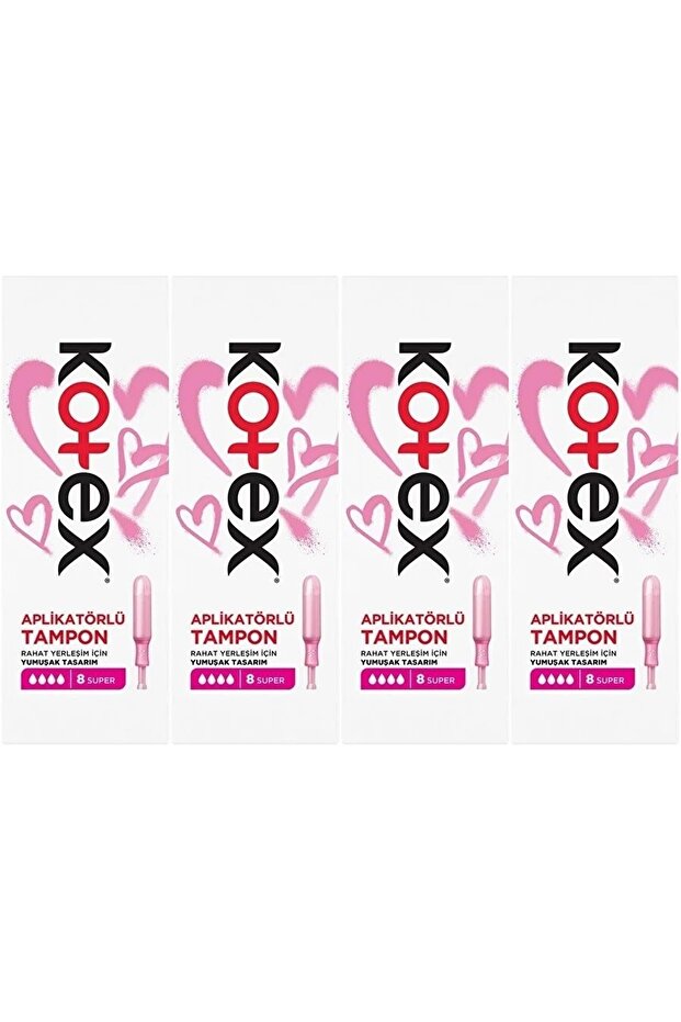 Aplikatörlü Tampon Süper 32 Li Set (4PK*8) - 1