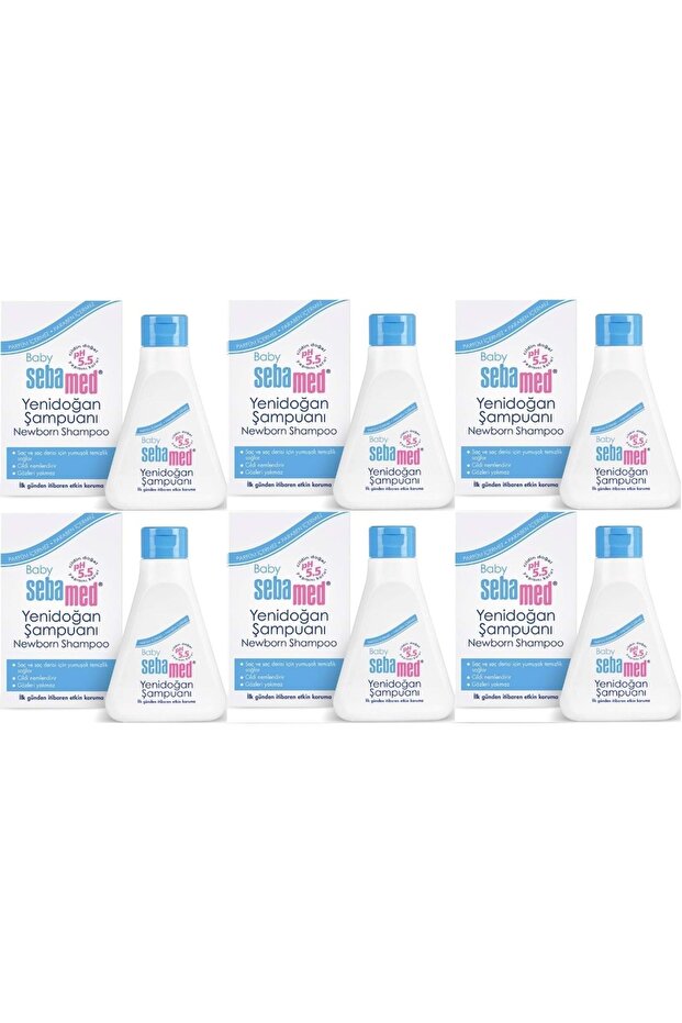250ml Baby Shampoo - Newborn Set of 6