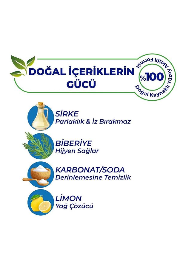 Clean Yüzey Temizlik Havlusu 96 Yaprak Limon Kokulu Plastik Kapaklı (4 LÜ SET) 384 Yaprak - 5