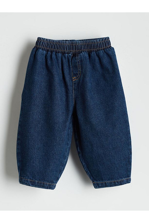 LCW baby İndigo Pamuklu Erkek Bebek Ceket ve Pantolon 2'li - 4