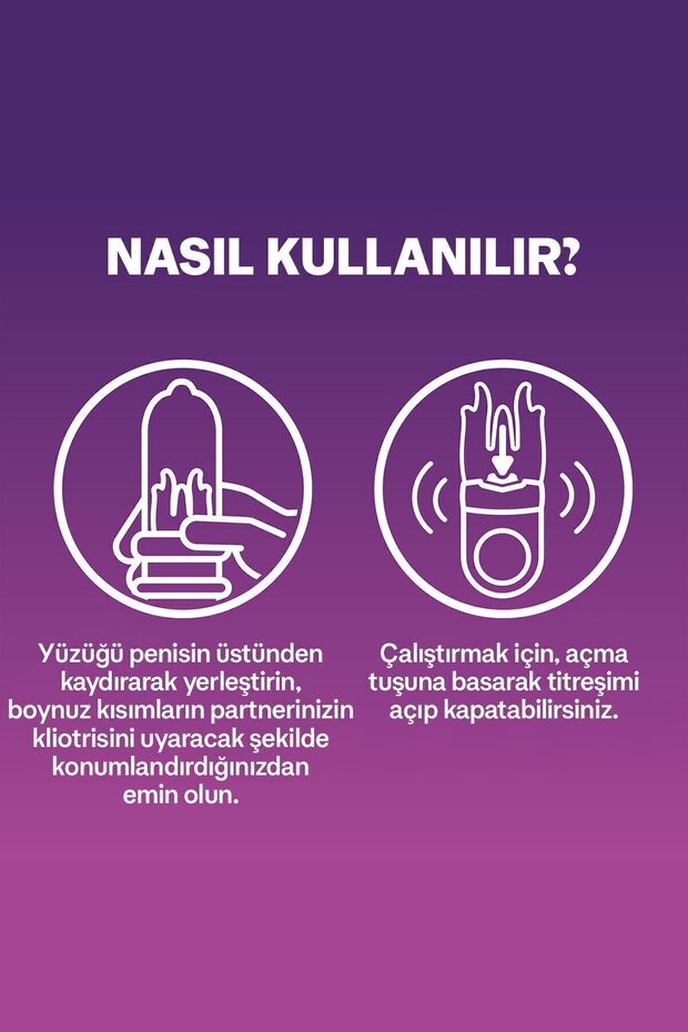 Intense Little Devil Ring Titreşimli Halka + Durex Intense Uyarıcı Jel 10 ml Fırsat Paketi - 5