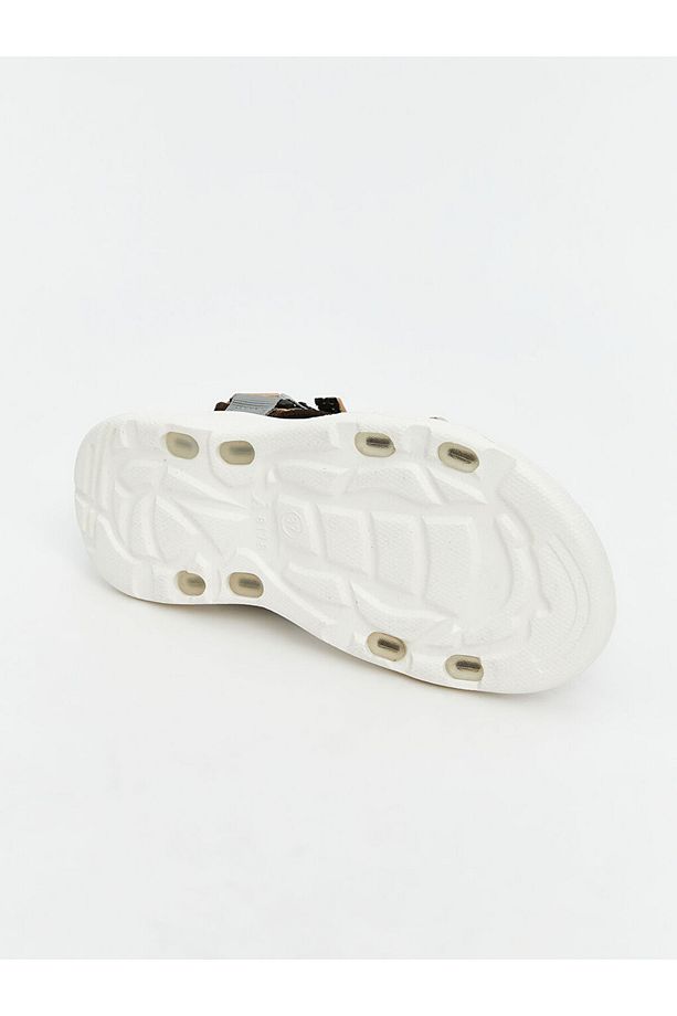 LCW STEPS Kahverengi Cırt Cırtlı Erkek Çocuk Sandalet - 4