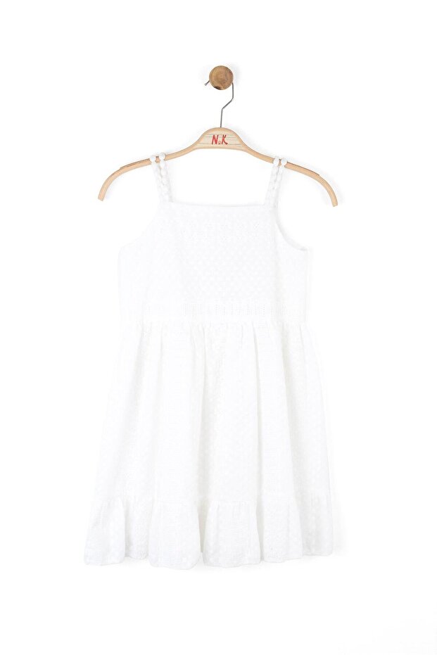 White Girl's Dress 78502 Model
