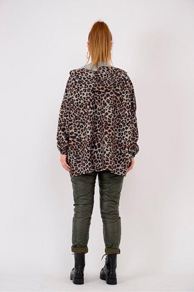 An10560 Leopard Pattern Raincoat - 8