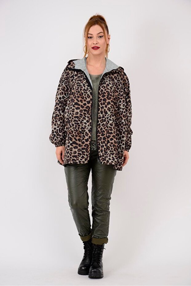 An10560 Leopard Pattern Raincoat - 6