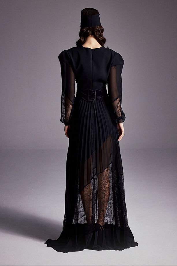 Ellery Maxi Elbise - 3