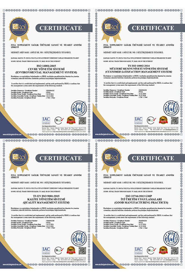 Multivitamin & Mineral 30 Kapsül | 11 Vitamin, 9 Mineral - 7